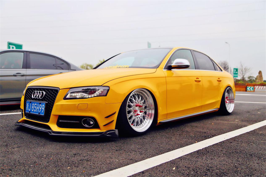 奥迪a4改装迪比特(dibite)鸟巢二代轮毂经典案例