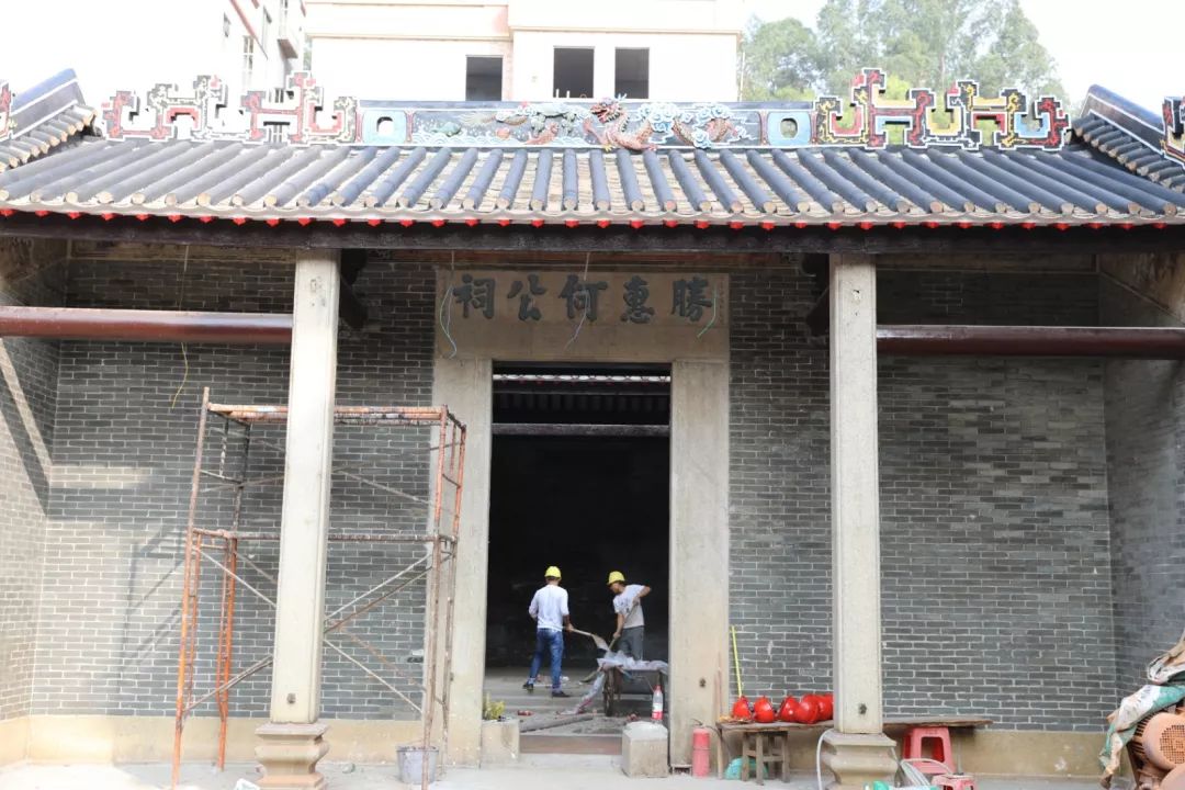 横江村这个百年祠堂重修,百分百按照原貌还原历史!