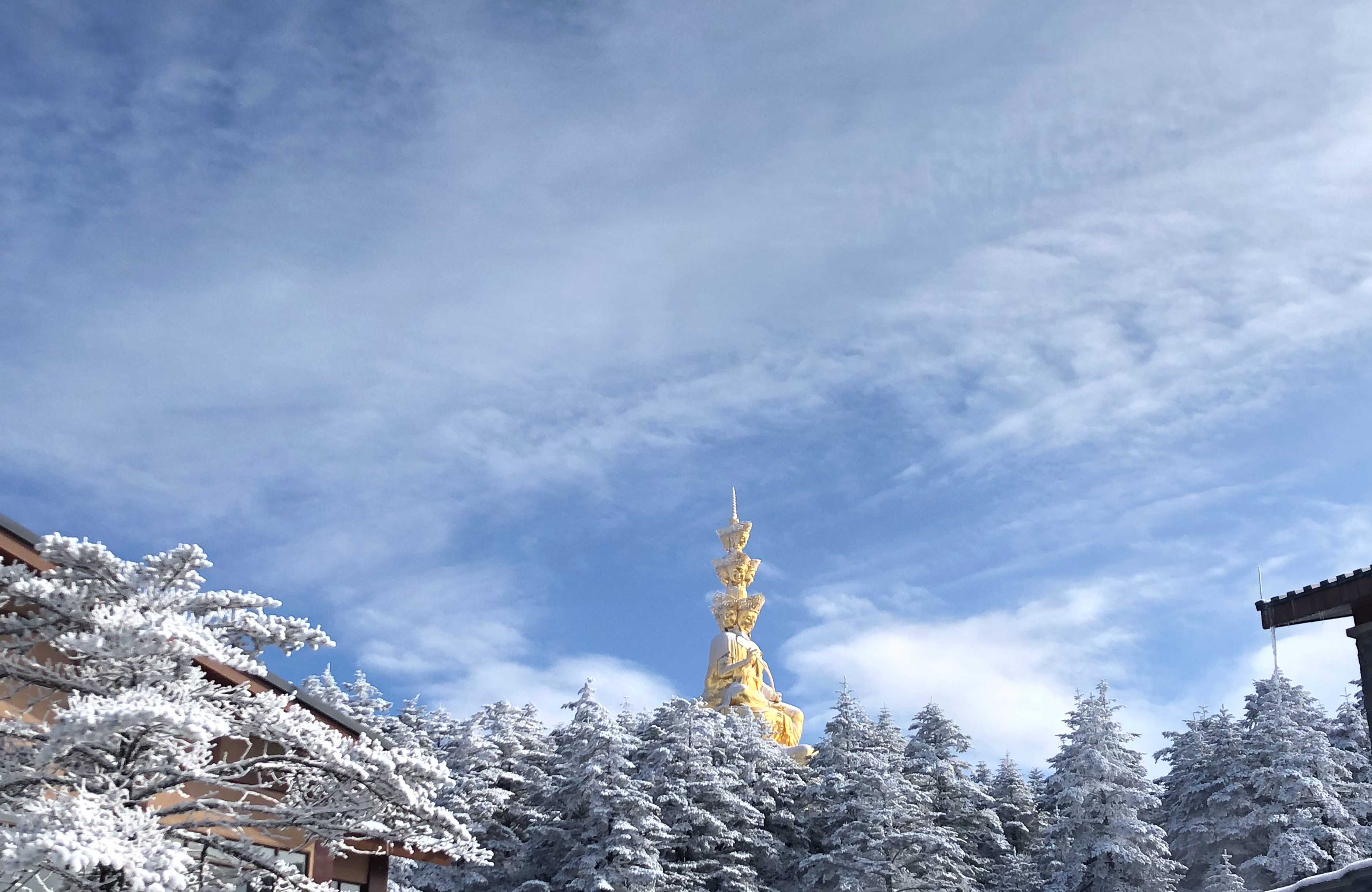 峨眉四季皆美景,这个冬天,一起去峨眉山看雪吧!