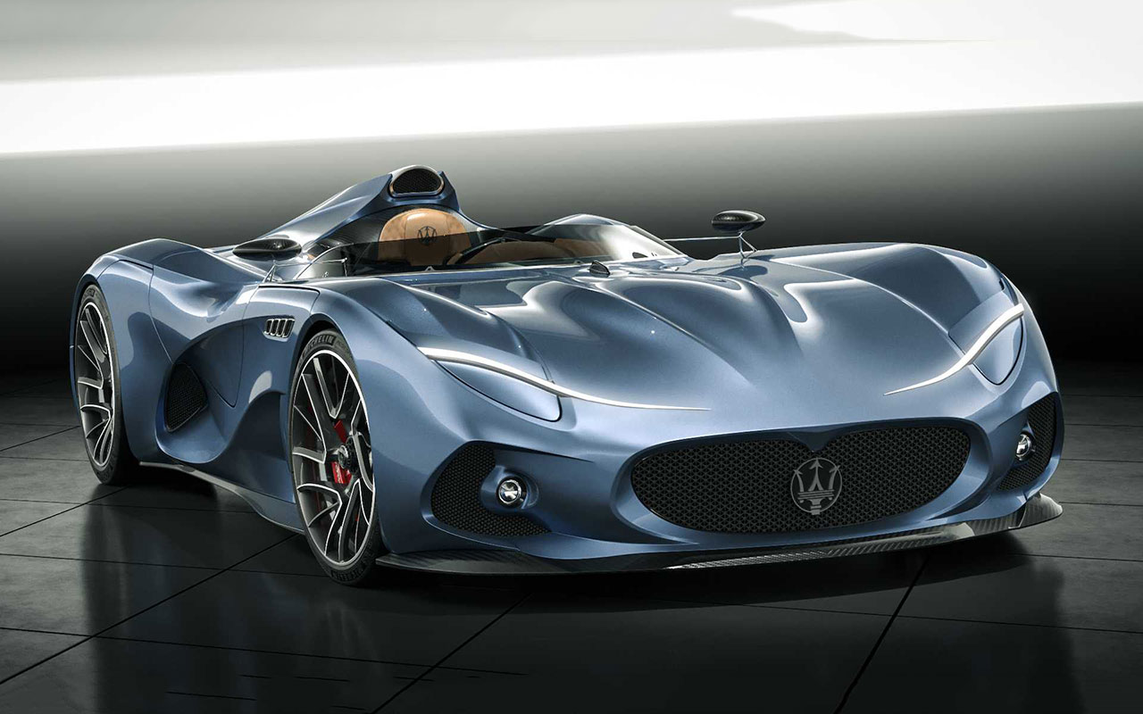 玛莎拉蒂millemiglia概念车,外观很拉风但这款跑车不适合接女友