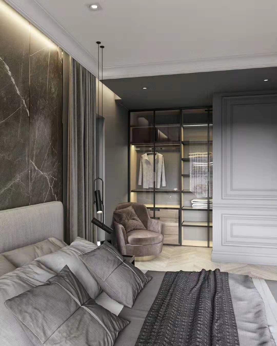 2020最火装修|轻奢现代风148m高级灰设计