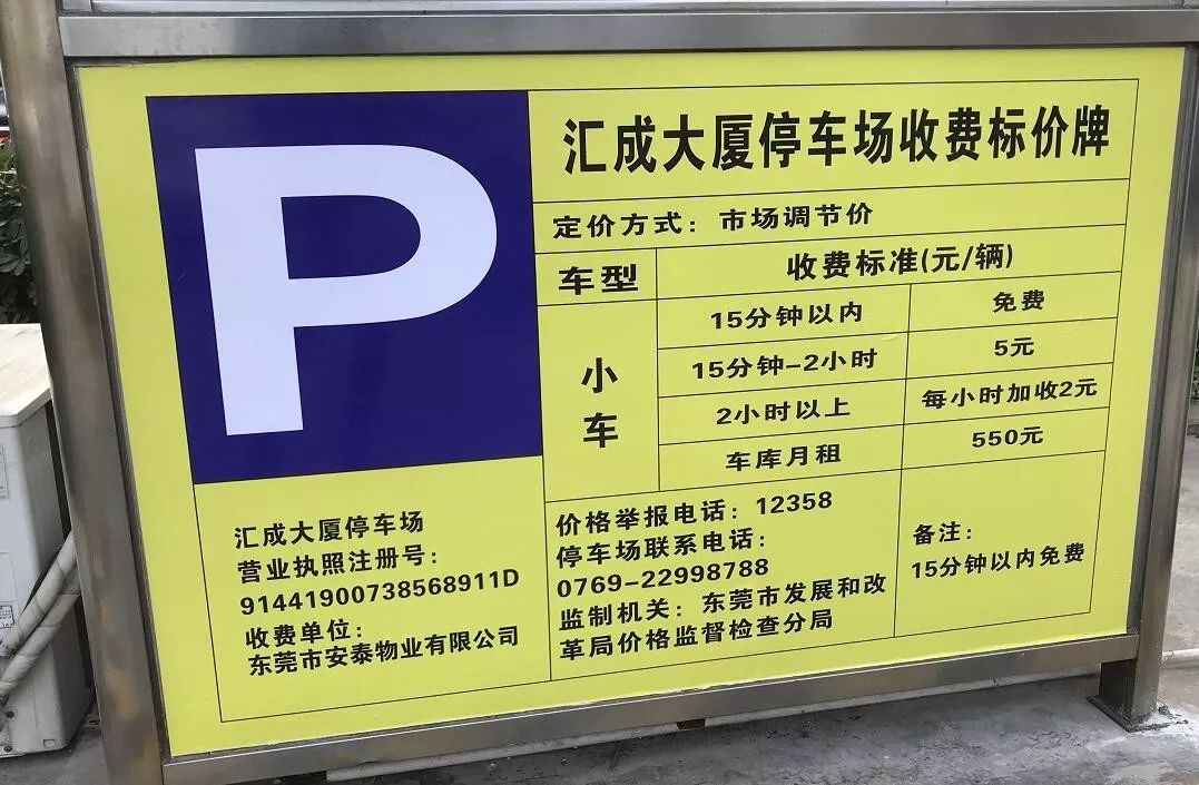 1月16日起,東莞市中心廣場停車場收費暴漲4倍!竟然還有.