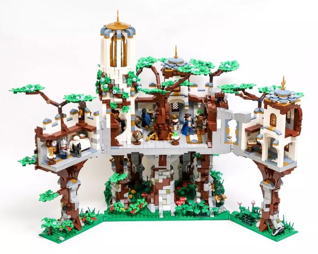 lego乐高moc作品欣赏城堡系列及未来消防车