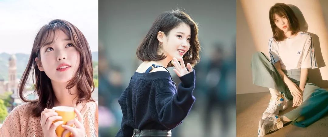 iu之前一直都是"锁骨发"的代表