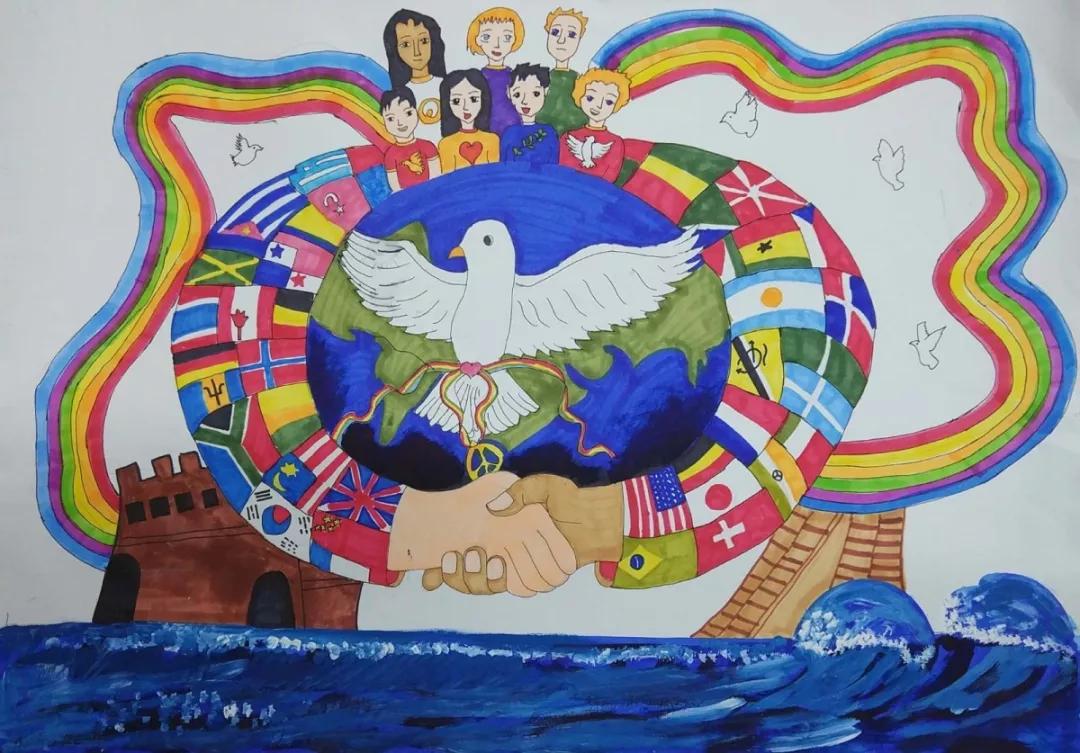 陕西师范大学奥林匹克花园学校学子作品在全国少儿绘画比赛中脱颖而出