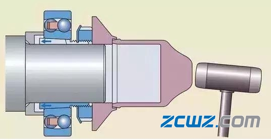 轴承锁紧套拆卸图解图片