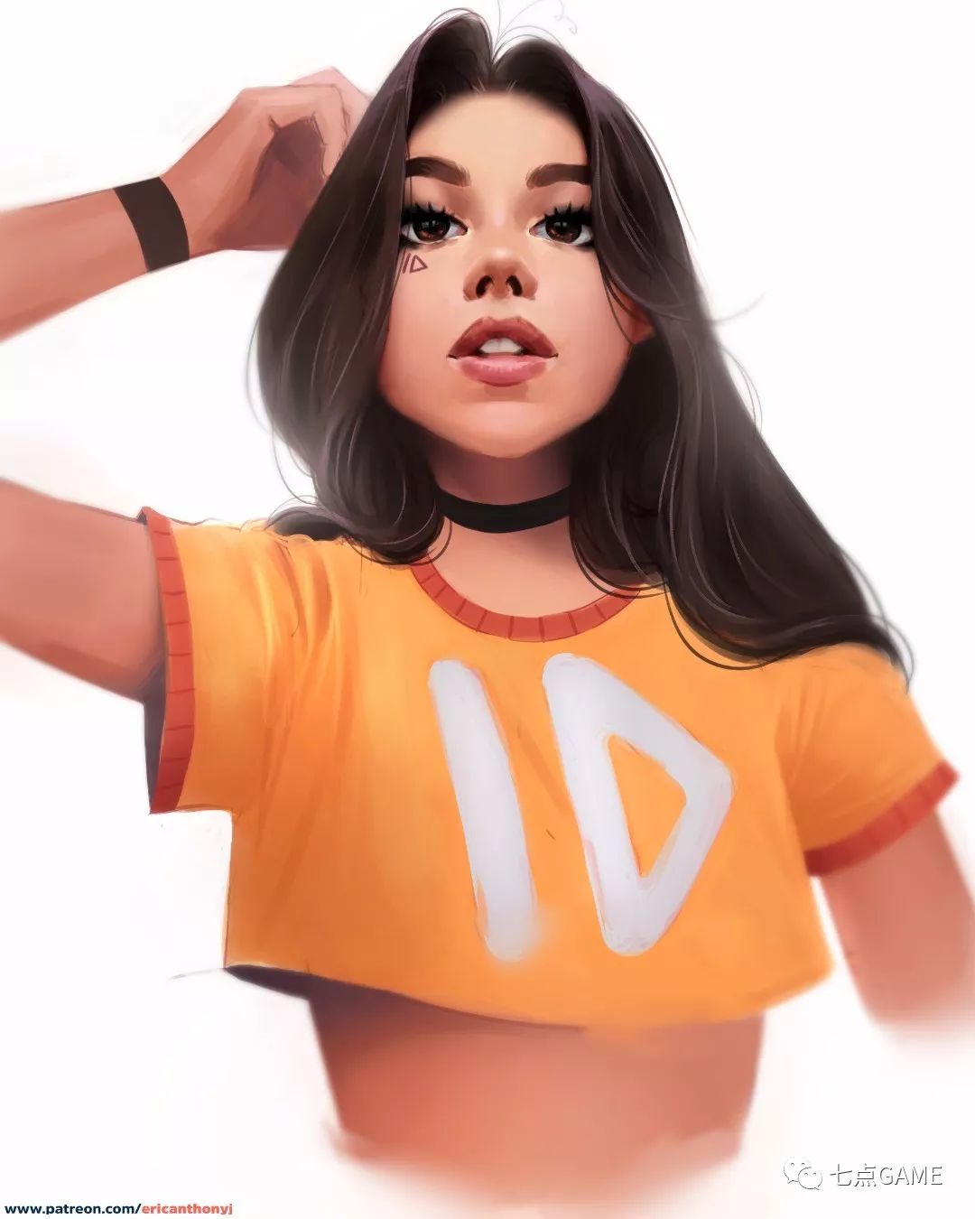 欧美风头像插画师ericanthonyj作品分享7game