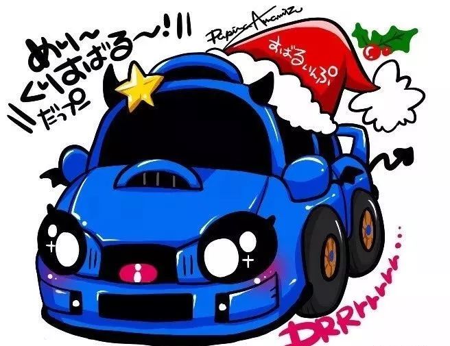 漫画中的斯巴鲁找找你最喜欢的车型赶快收藏吧
