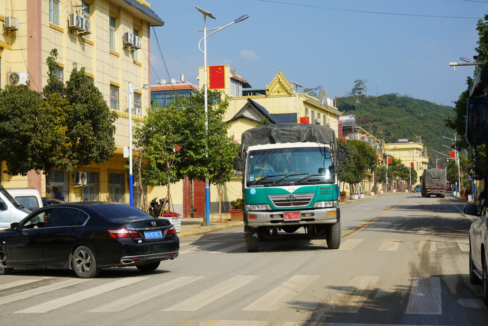 清水河口岸图片