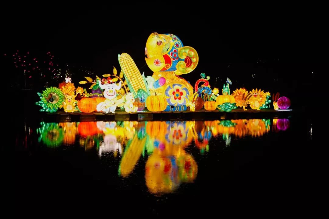 黄龙溪欢乐田园灯会图片