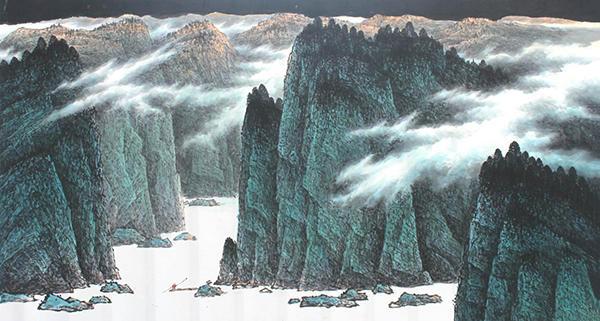 景清风和王敬生山水画作品展