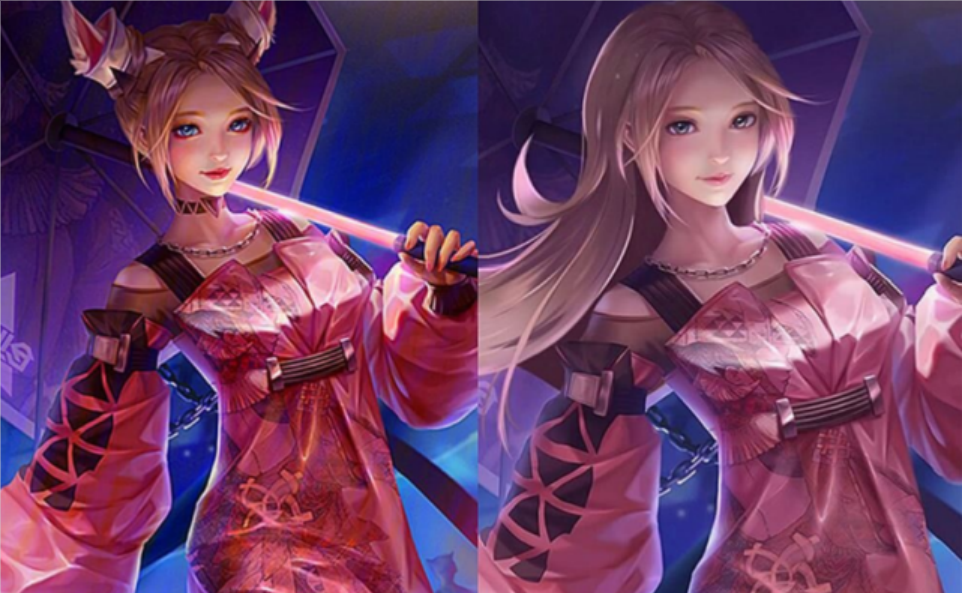 王者荣耀当女英雄的发型变成散发婉儿更加高冷阿离温柔极了