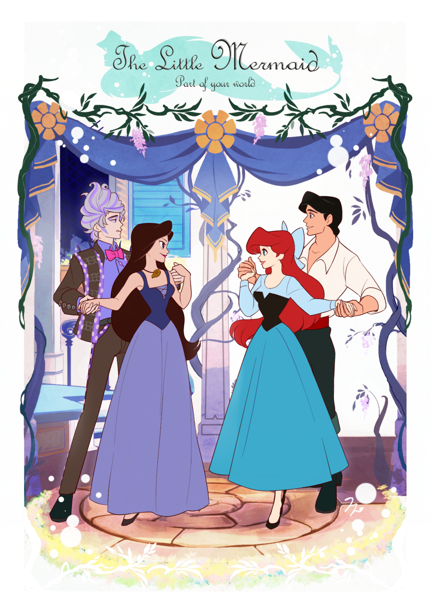 图片[8] - 反派增加了？绘师二创《迪士尼公主》经典场面「正vs反」两派对峙！ - xizi