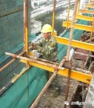 高層建築採用這種懸挑架,可節約55%的工字鋼用量_焊接