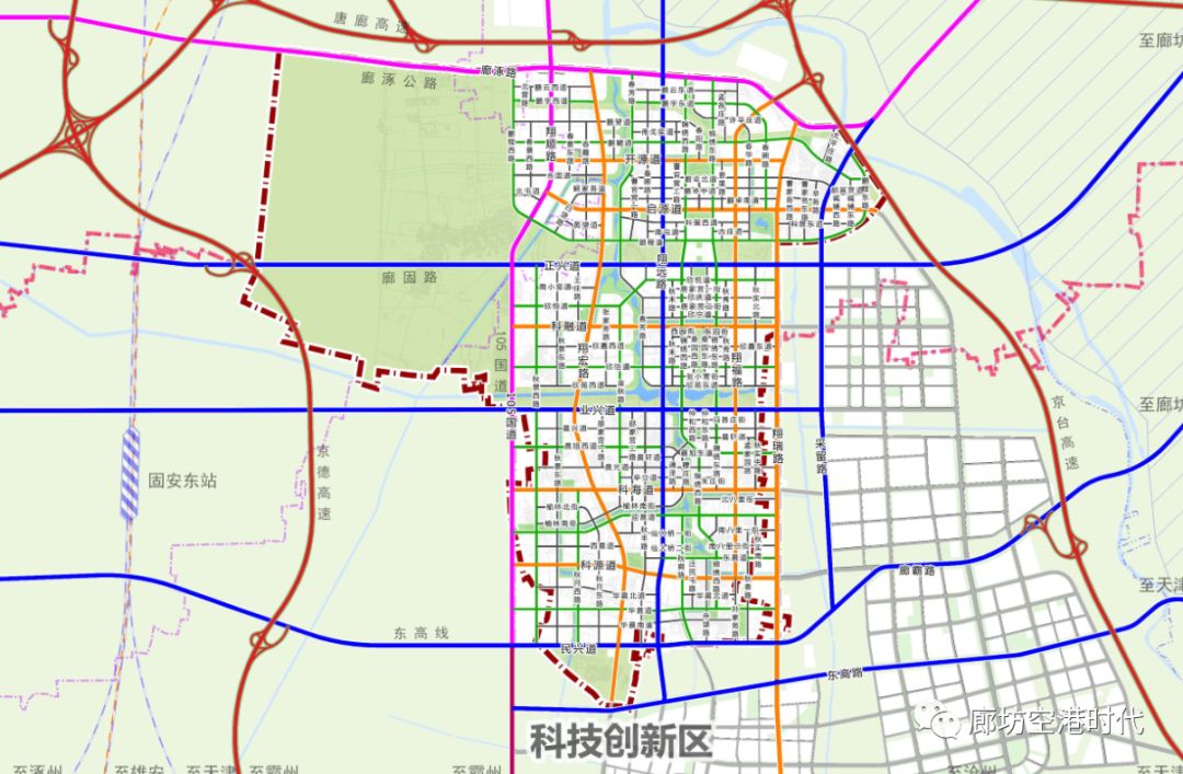 涉及永清多个村街,临空经济区.