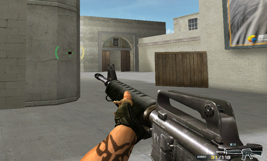 m16属于每个穿越火线玩家的开始,很多老玩家都是从一开始就会玩这个枪