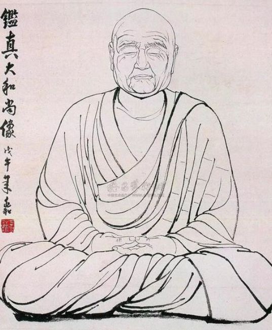 这位唐朝的盲人老人改写了日本历史