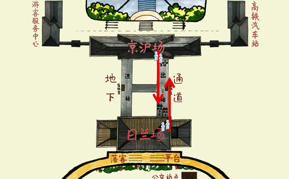 打开这份手绘地图,你就是玩转曲阜东站最靓的仔