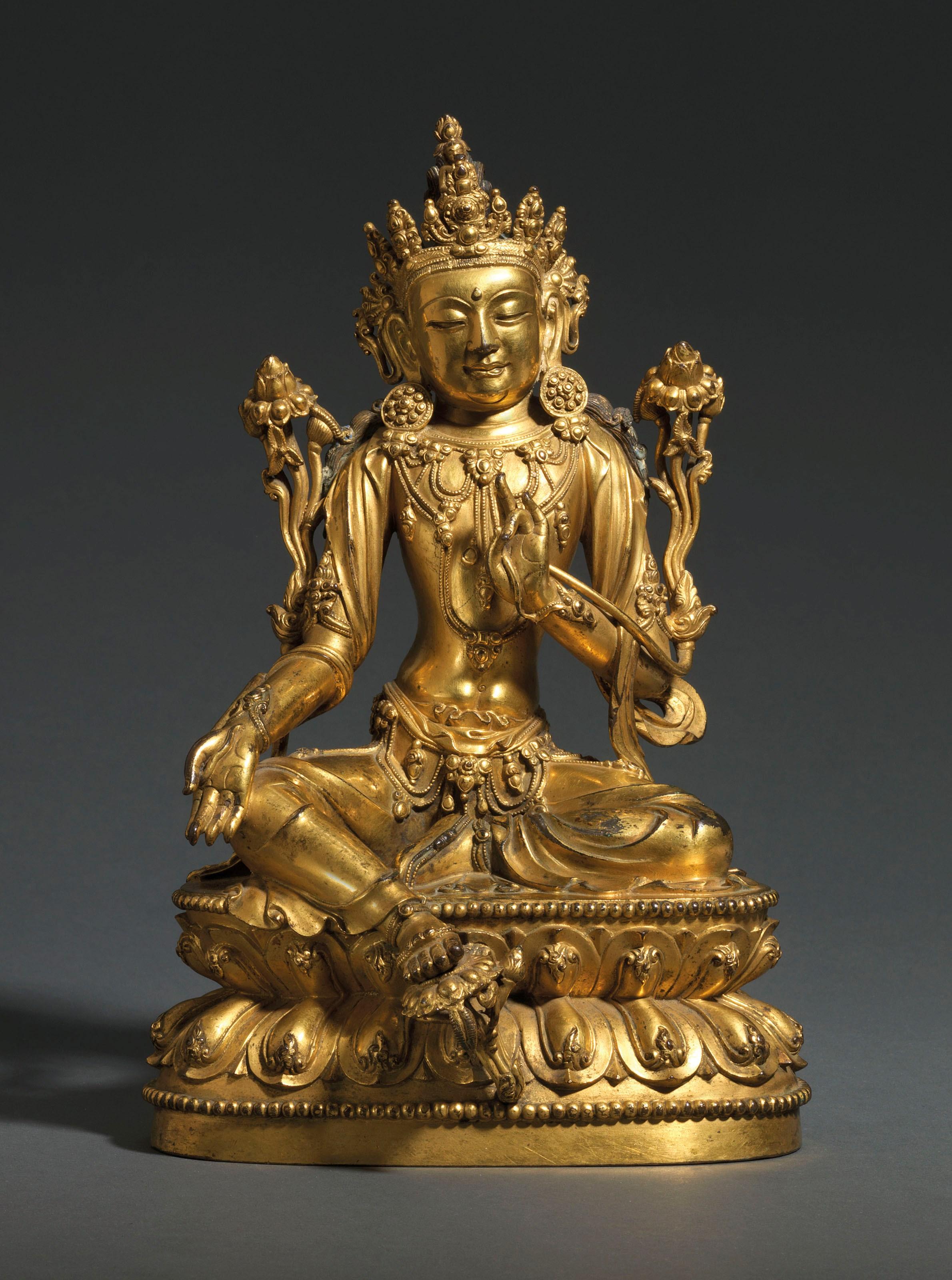 佳士得短谈暗藏乾坤的鎏金铜观世音菩萨像