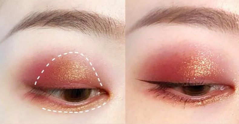 玫瑰调眼妆,新年妆容全靠它了!_眼影