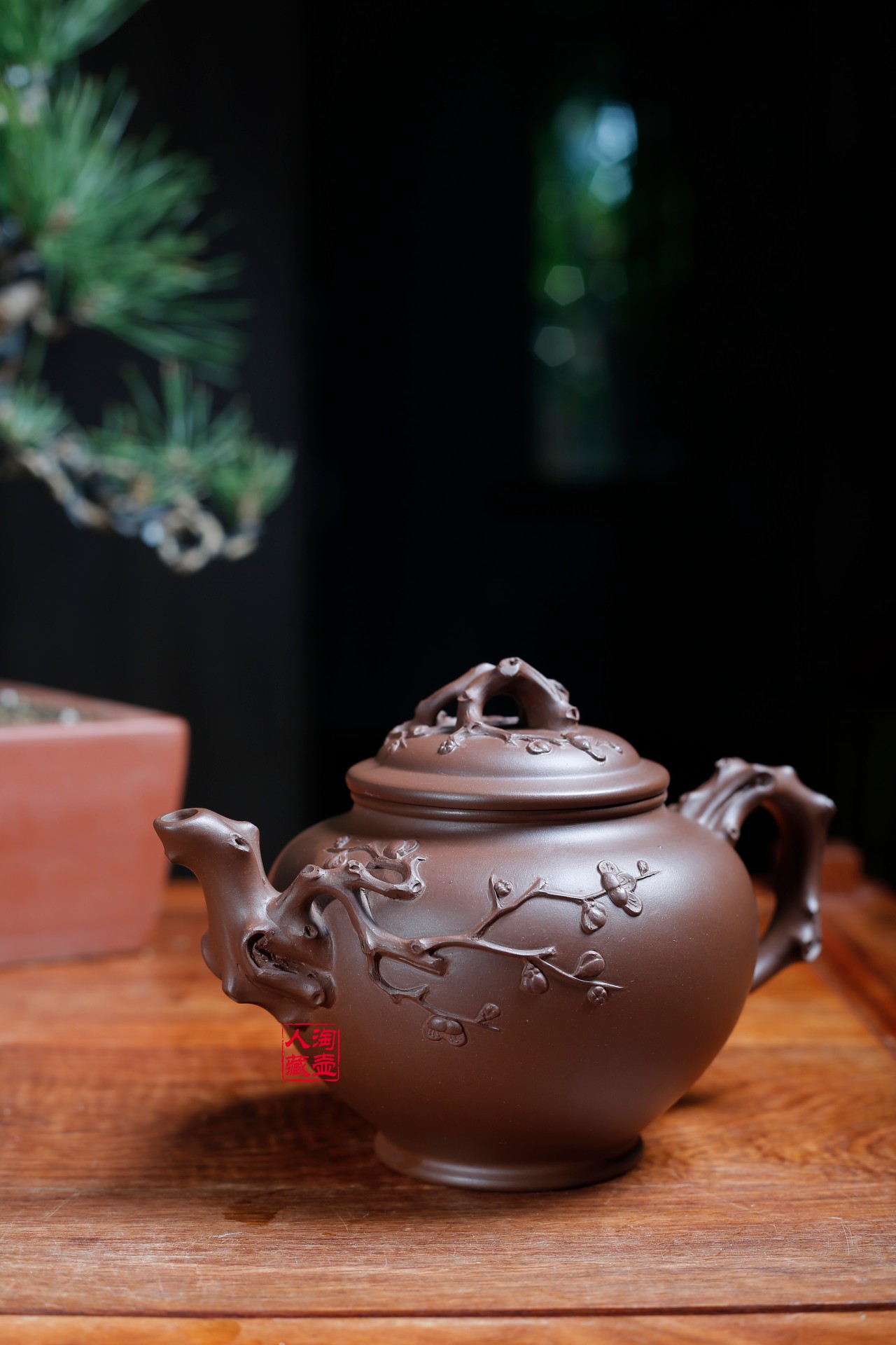 谢曼伦紫砂艺术丨咏梅_梅花