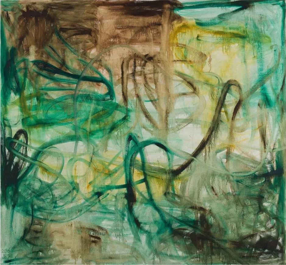 and form, 2017zhang enli布上油画 170*150cm2019红脸汉子张恩利在