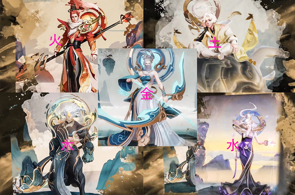 五岳新皮肤要不要秒?看看五虎将超清模型,你的心里就有答案了