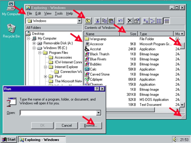Windows 95的UI设计比Windows 10好？