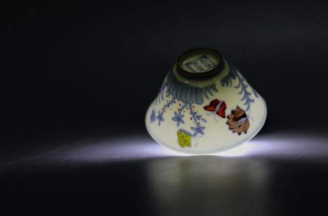 孙瀛洲之子孙洪琦大赞南宁天华堂藏珍明代成化"三秋杯"