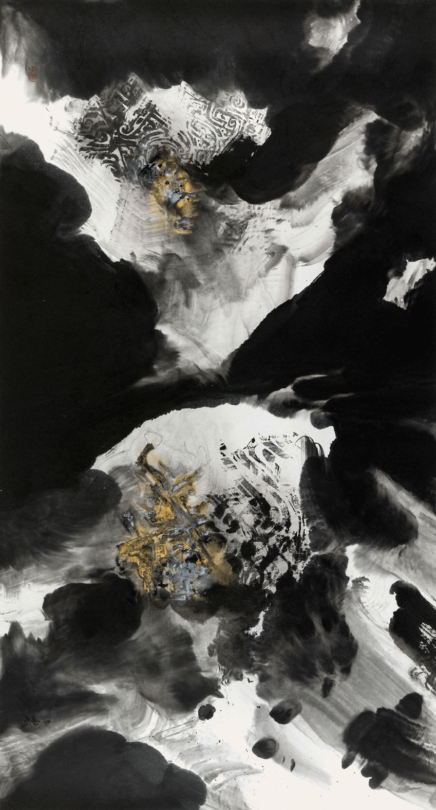 快讯时代墨迹当代水墨邀请展在深圳美术馆开幕