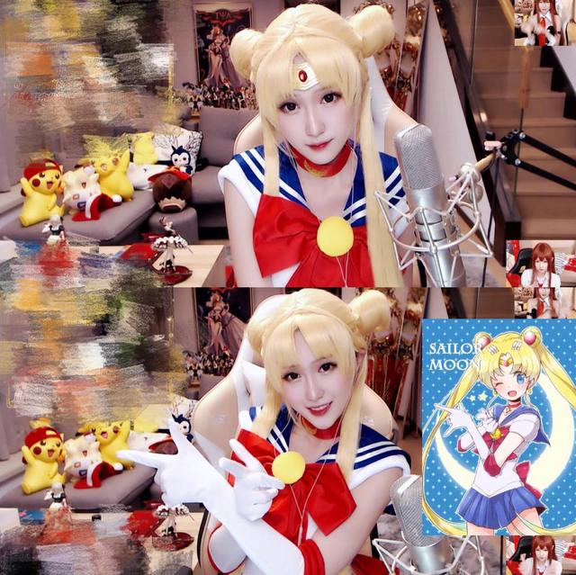 全网最逼真的美少女战士腐团儿cos月野兔超管不敢错过一秒钟