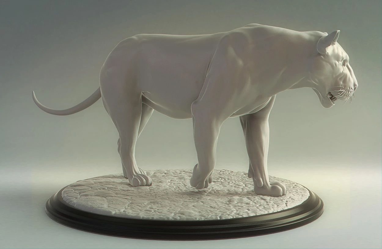 3d角色不错的zb动物高精雕刻参考图86p