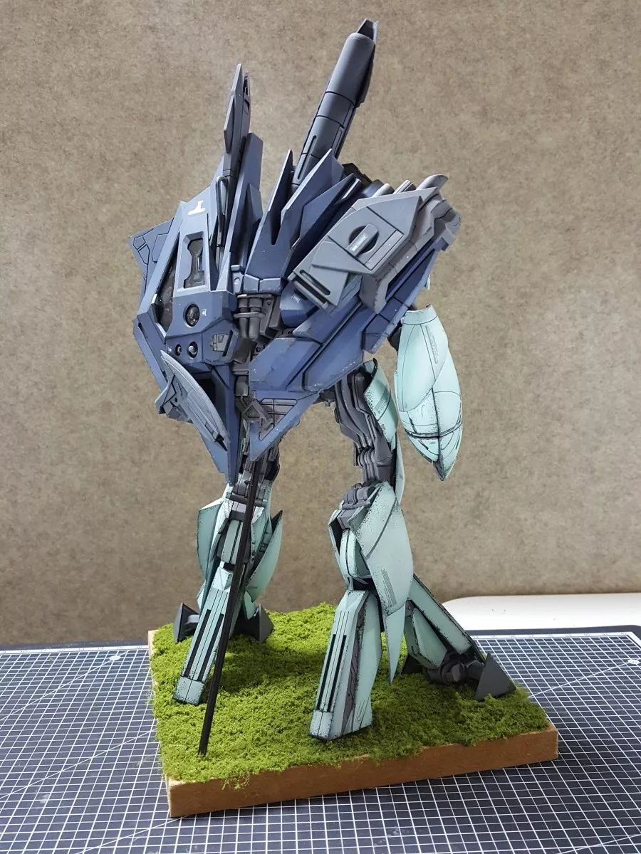 旧物翻新,mg 倒x高达轻微风化涂装制作