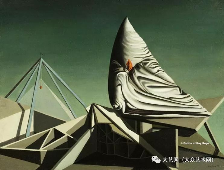 大众艺术网战后超现实主义时期重要成员美国未来主义女画家凯塞奇kay