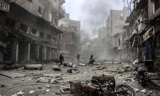 叙利亚战争背景图高清图片