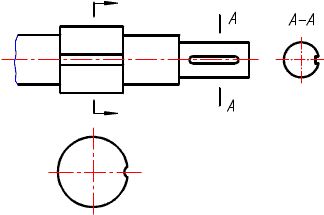 移出斷面的簡化畫法4 ,重合斷面圖畫在圖樣內的斷面叫重合斷面.