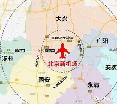 投资451亿北京新机场旁的购物小镇租赁房保税区要来啦住在固安有福了