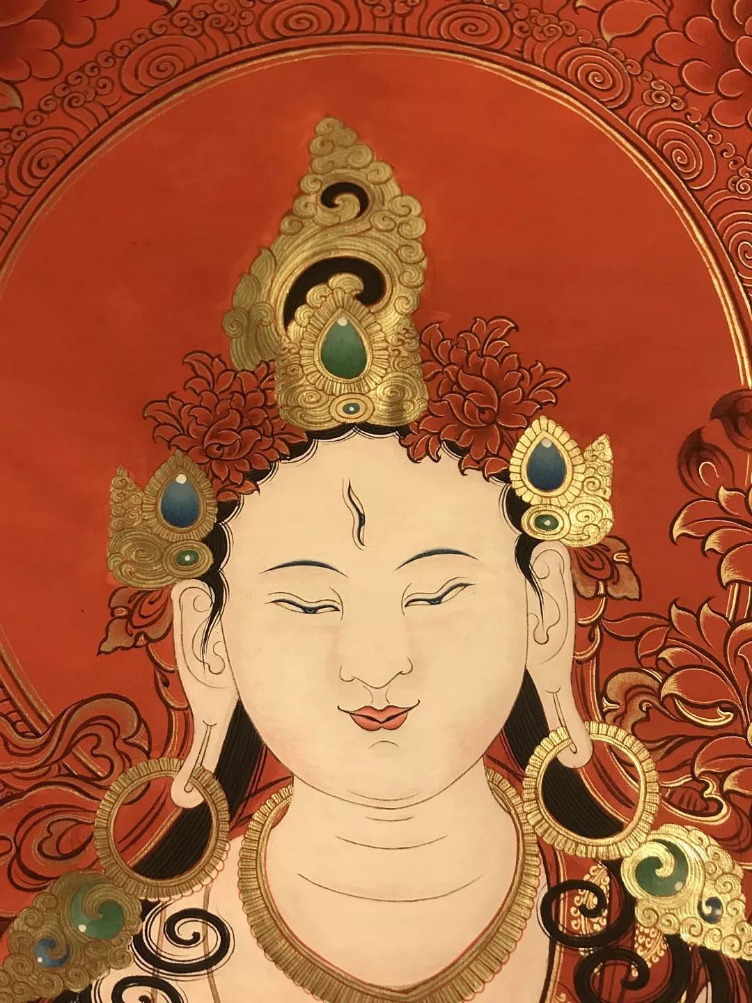 唐卡大师久美尖措绘画是我终身的修行