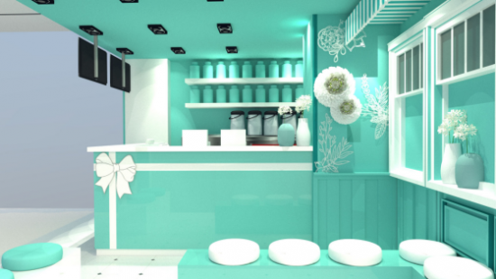 coco daily可可熟成红茶的设计师通过自然,健康的理念与tiffany blue