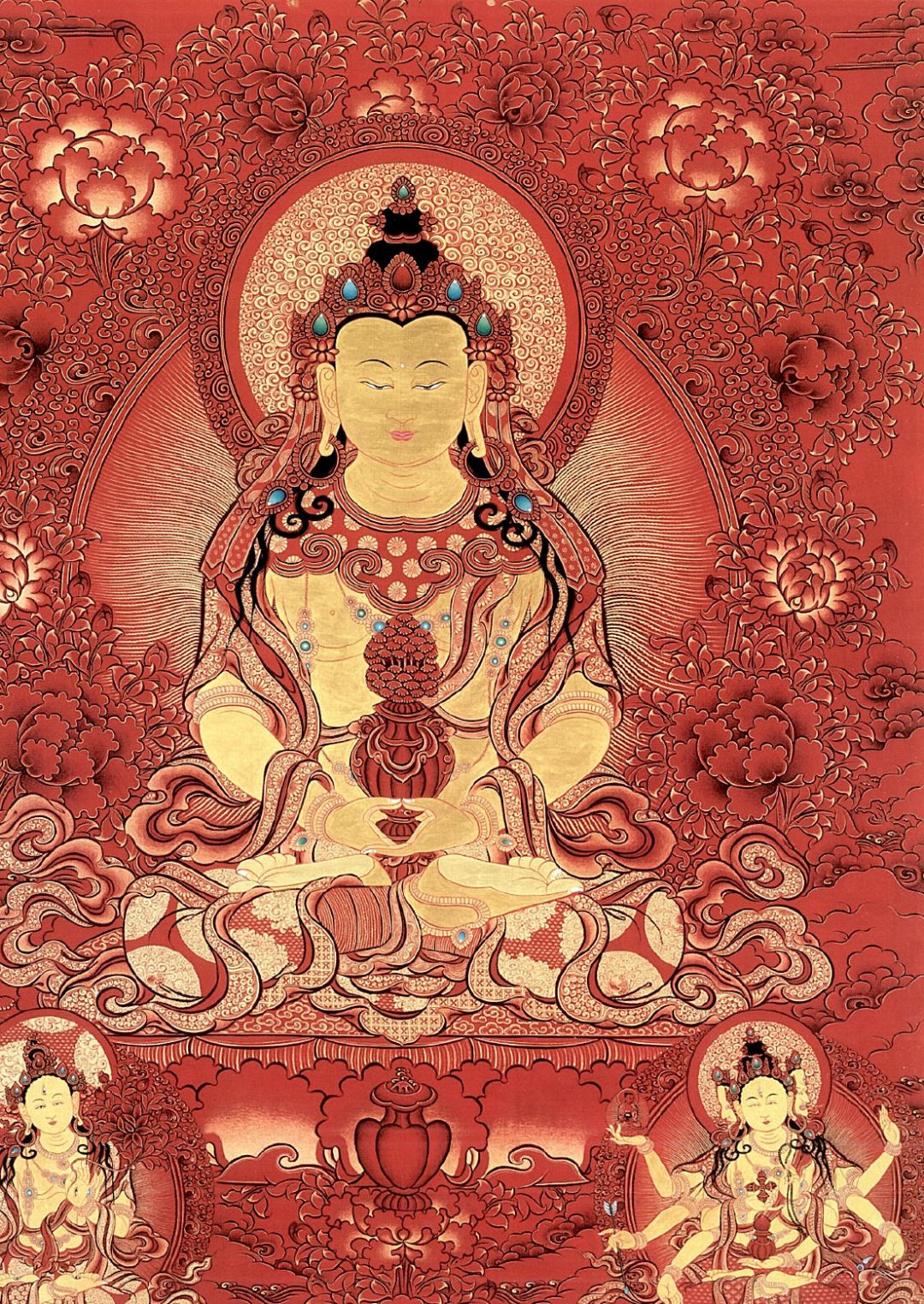 唐卡大师久美尖措绘画是我终身的修行