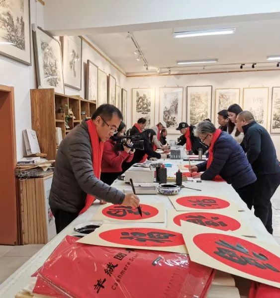 《北京一道书画院·金鼠送福迎春会》在北京宋庄一道书画院成功举办!