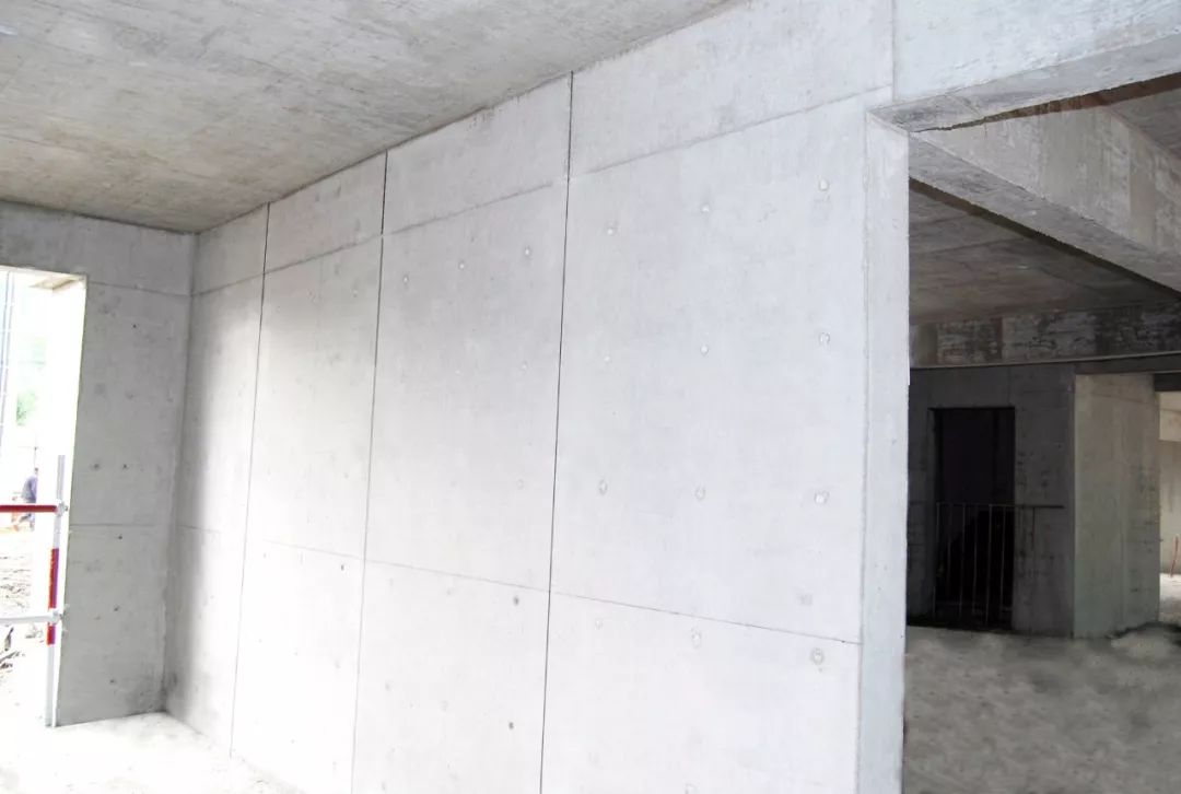 混凝土墙,柱阳角护角模板弹线效果数字化模板安装效果混凝土空心楼板