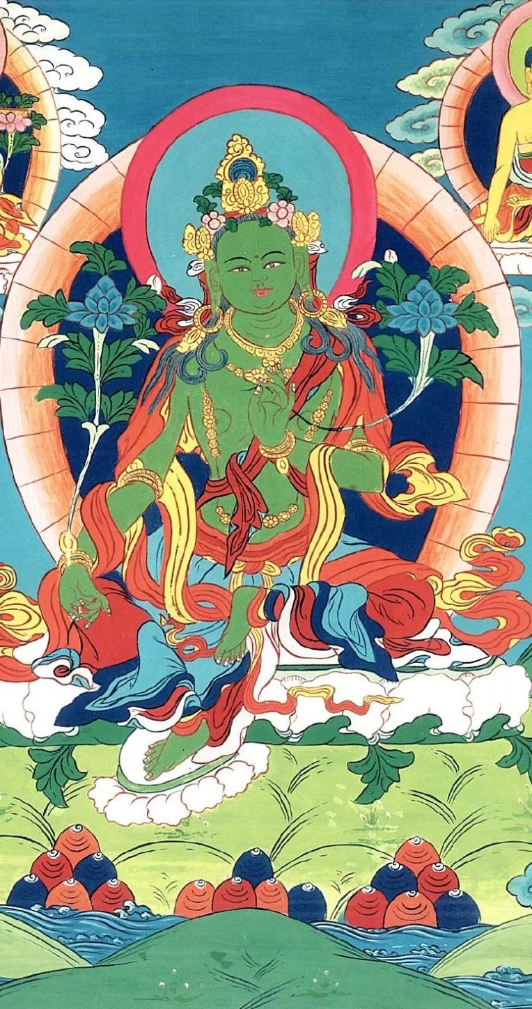 唐卡大师久美尖措绘画是我终身的修行