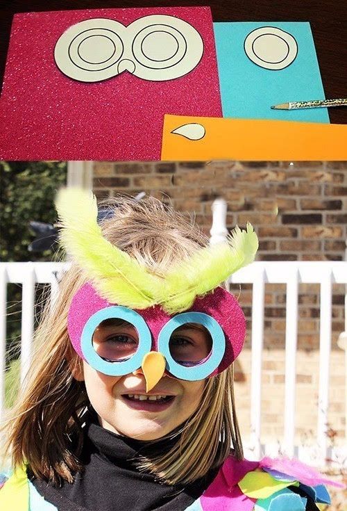 40款幼儿园手工面具的创意节日必备