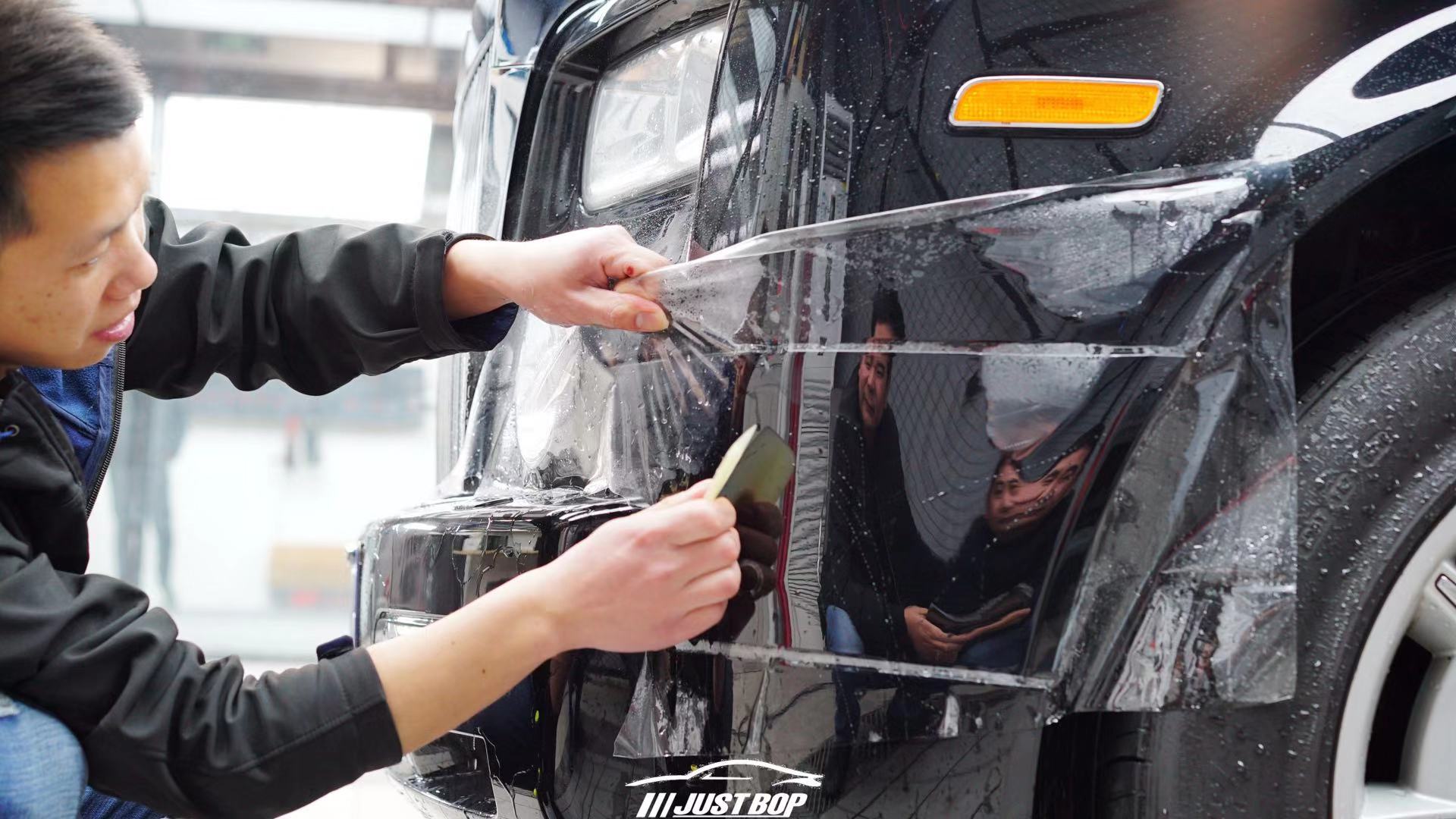 劳斯莱斯汽车装贴bop隐形车衣