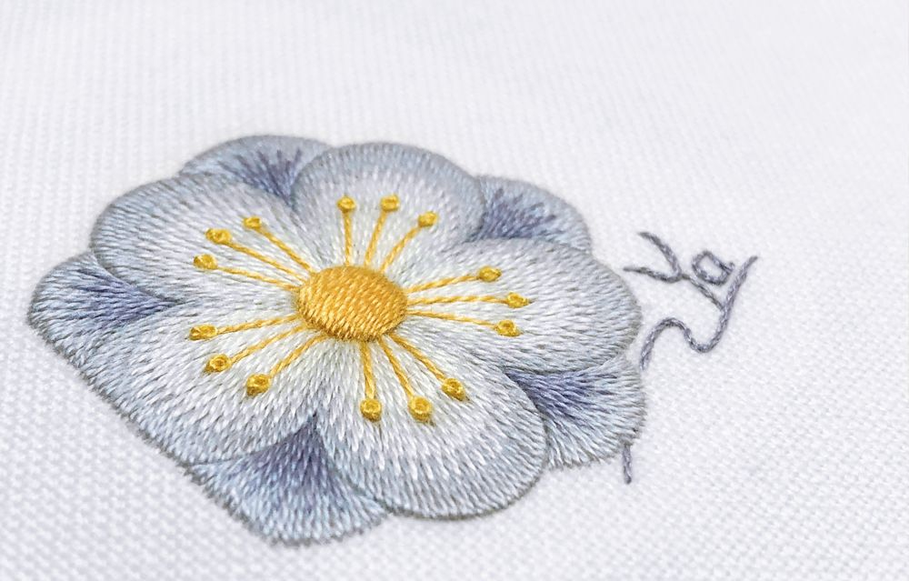 show绣色草木人间套针刺绣进阶网络课程63第3期