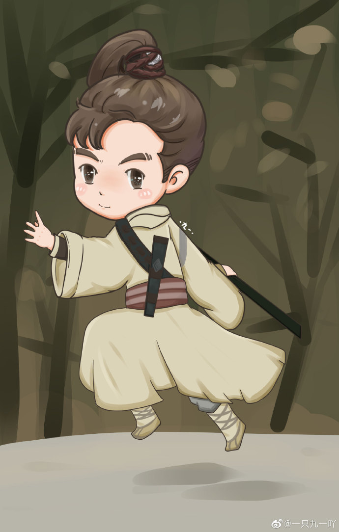 今日份李现的优秀饭绘分享 不舍与丁宁说再见