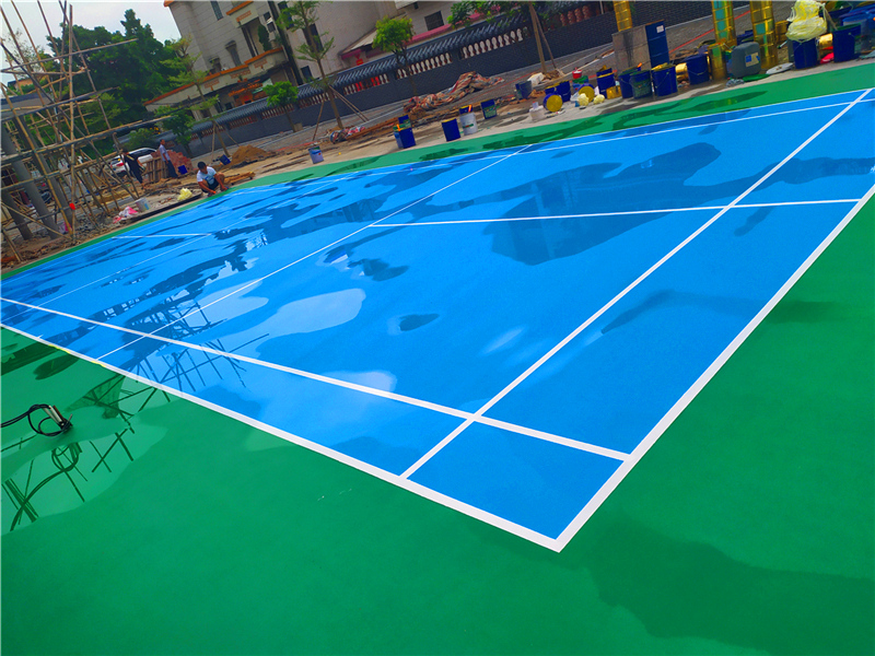 塑胶硅pu篮球场建设选择时需要了解的过程