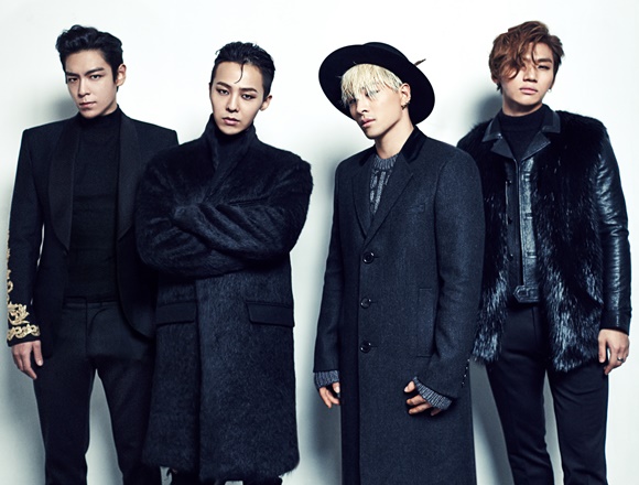 四人组合bigbang4月回归的宣言引发爆发性期待