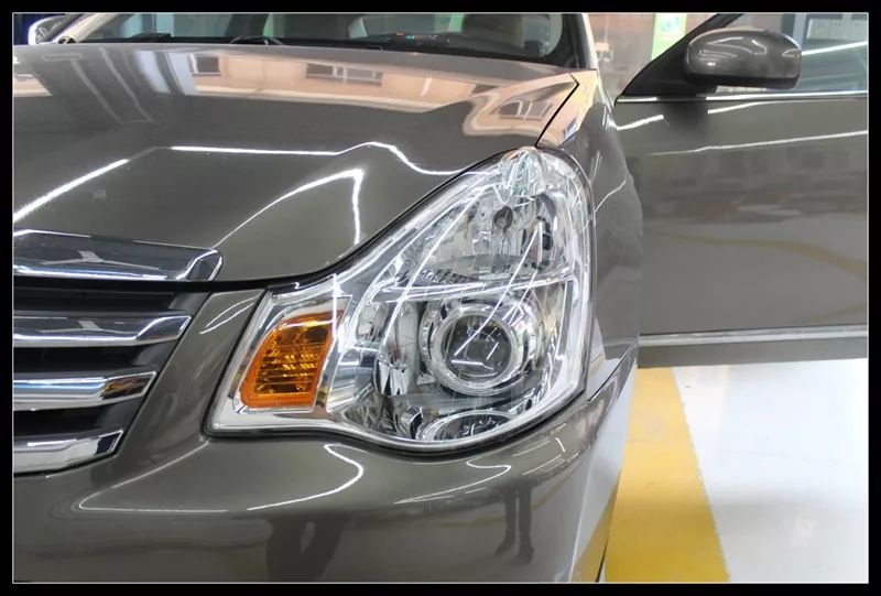 经典轩逸加装小糸led透镜, 效果也不错哦